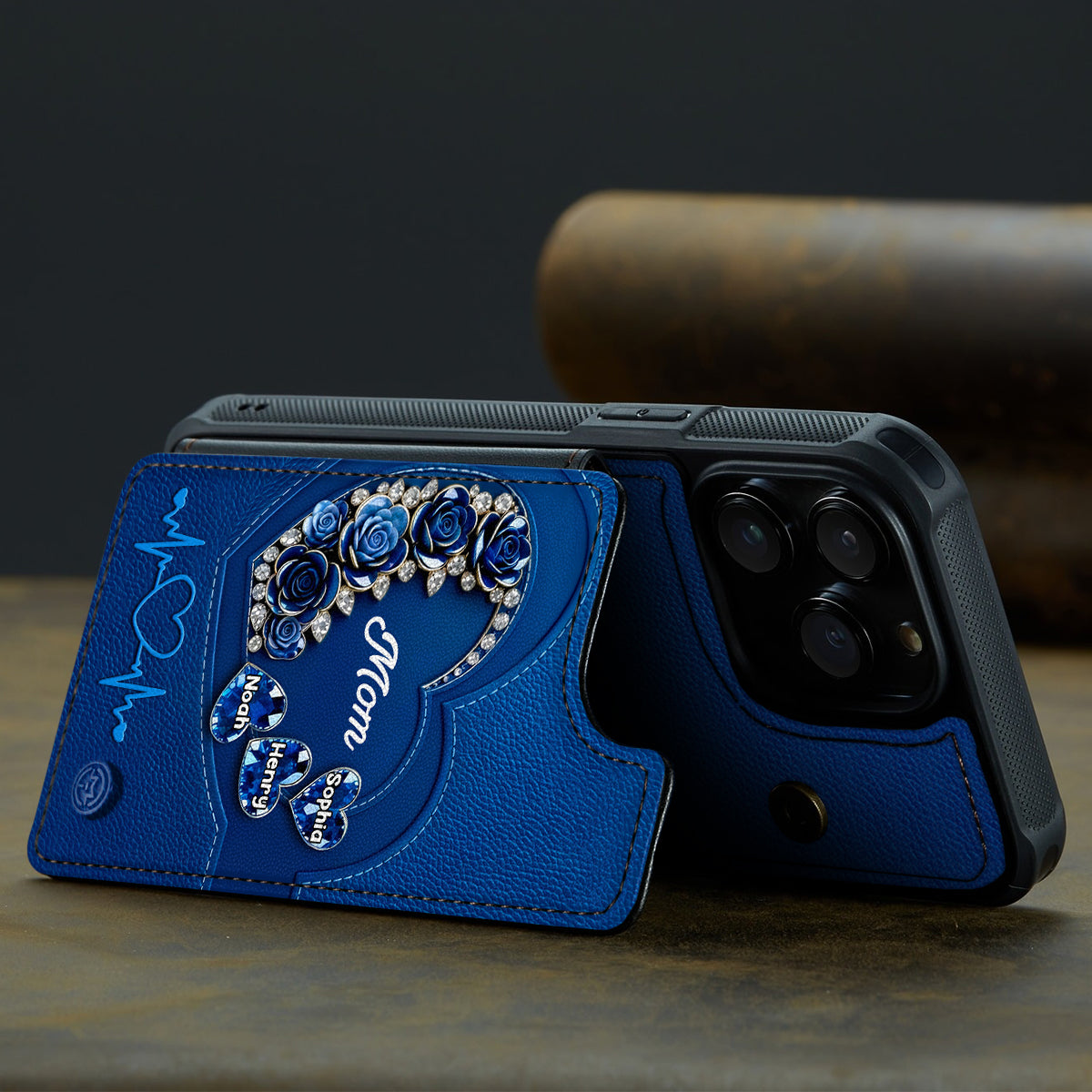 Best Mom Grandma Nana Ever - Personalized Mother Fully Printed Wallet Phone Case