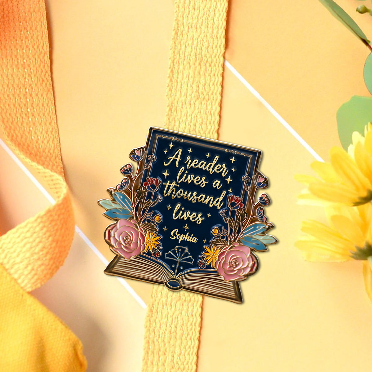 Book Collection - Personalized Book Pin