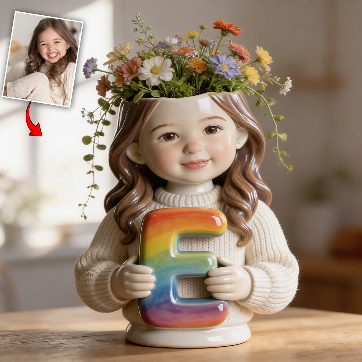 Custom Any Photo - Personalized Kid Acrylic Pot