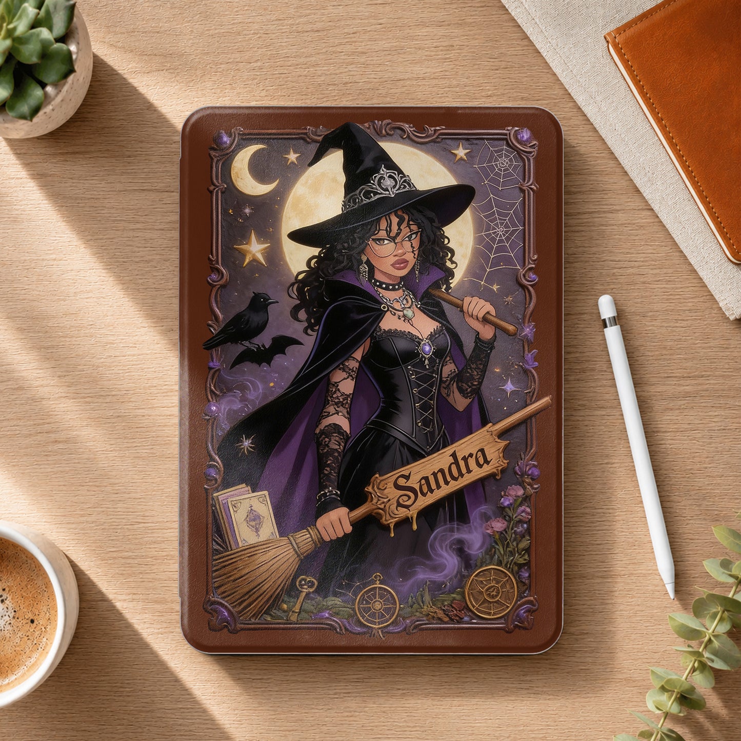 Witch Spells - Personalized Witch Tablet Cover With Pen Slot