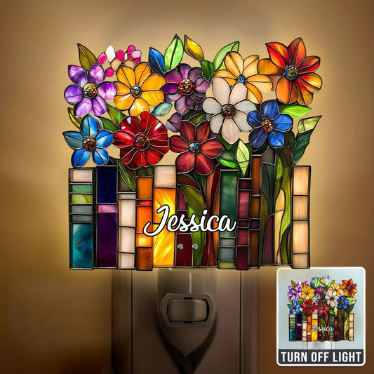 Book Lovers - Personalized Book Acrylic Plug-In Night Light