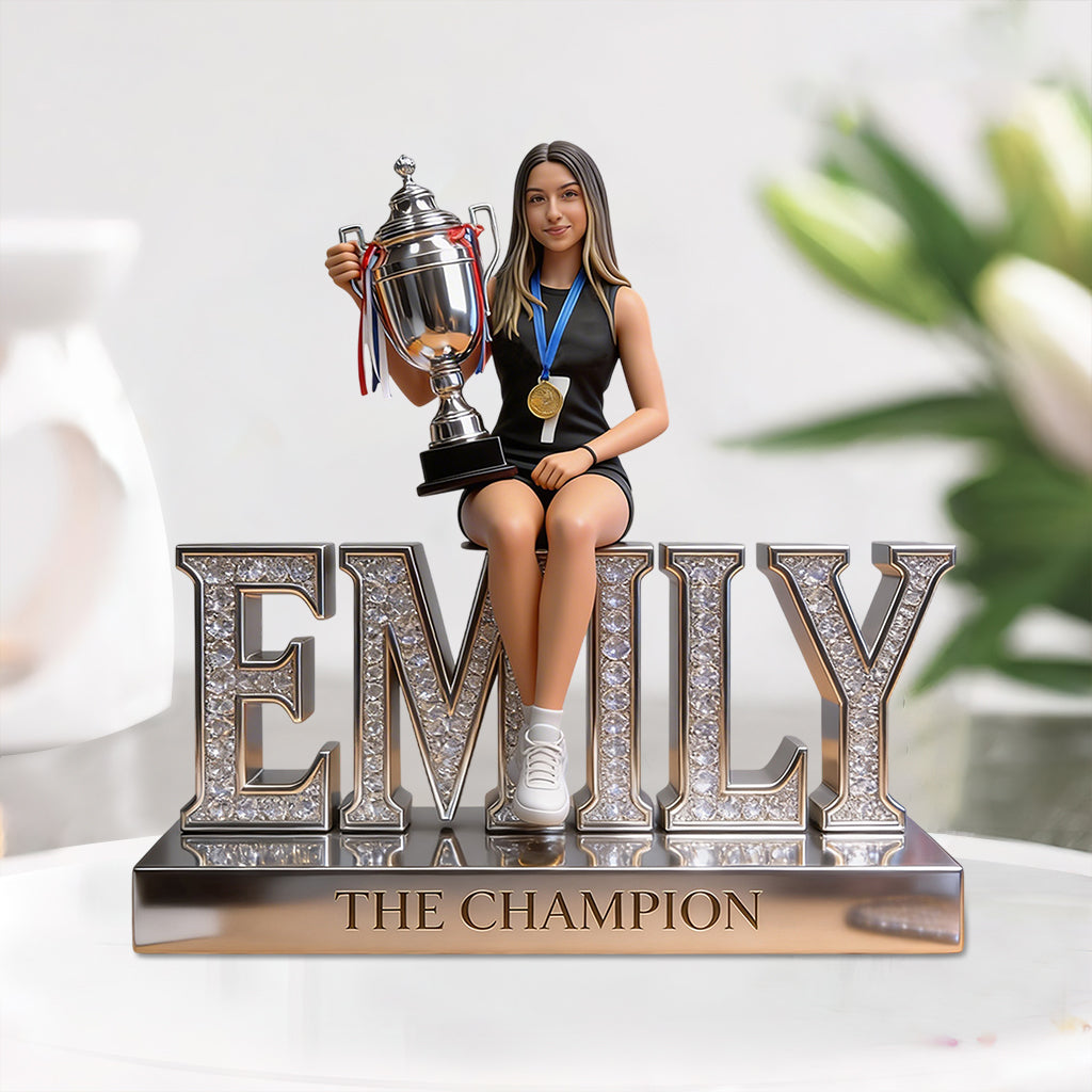 Any Sport - Volleyball, Football, Basketball, Baseball... - Personalized Volleyball Custom Shaped Acrylic Plaque