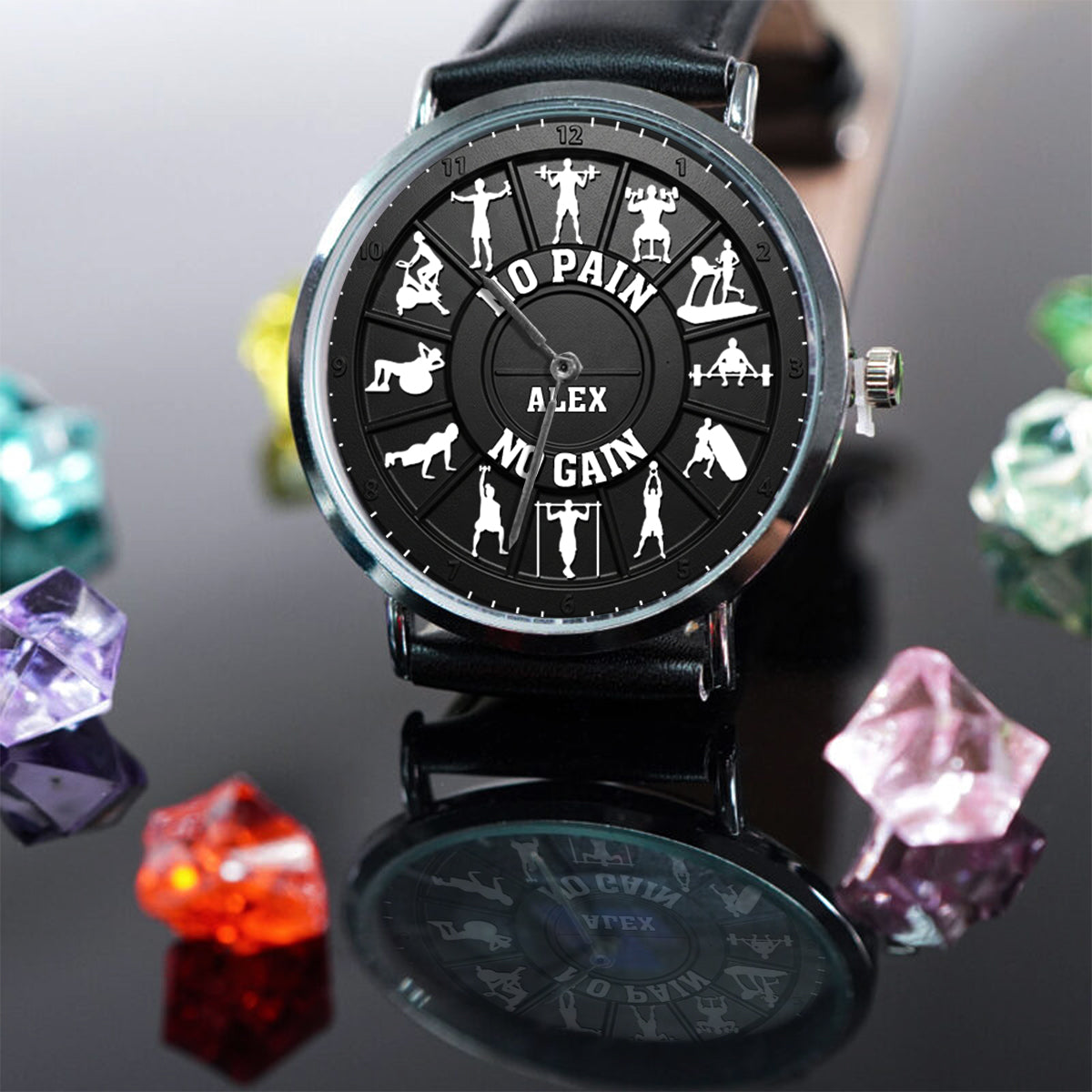 Pas de douleur, pas de gain - Montre de fitness personnalisée