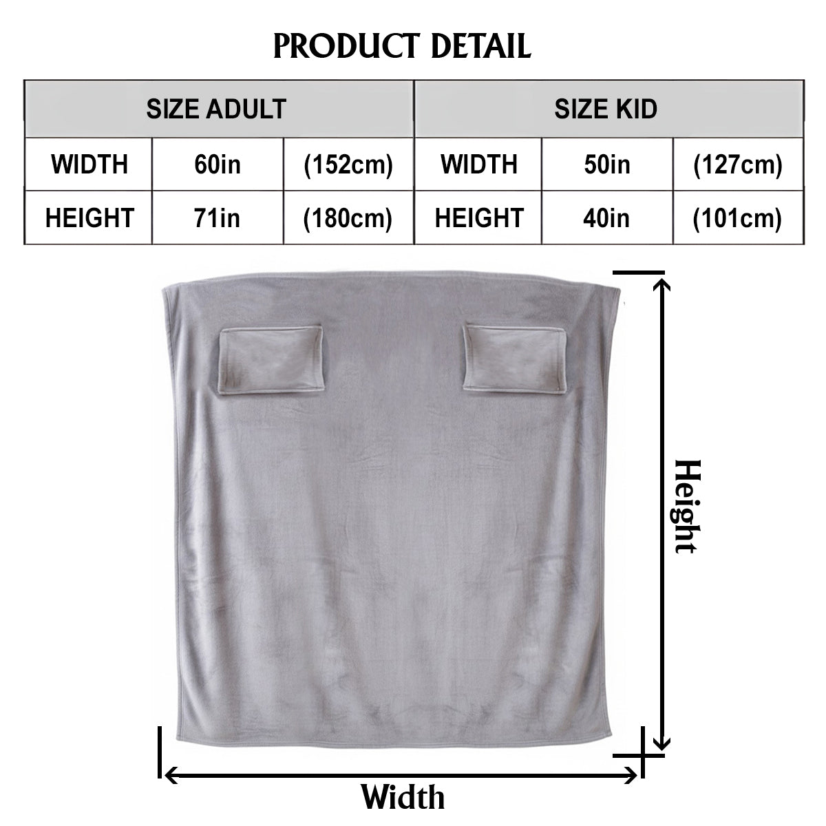 Kid's Dream - Personalized Kid Wearable Blanket