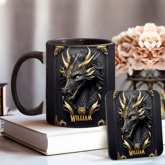 Love Dragons - Personalized Dragon Accent Mug