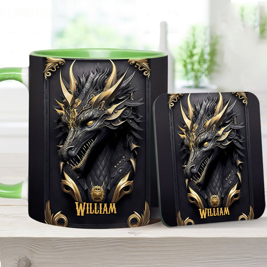 Love Dragons - Personalized Dragon Accent Mug