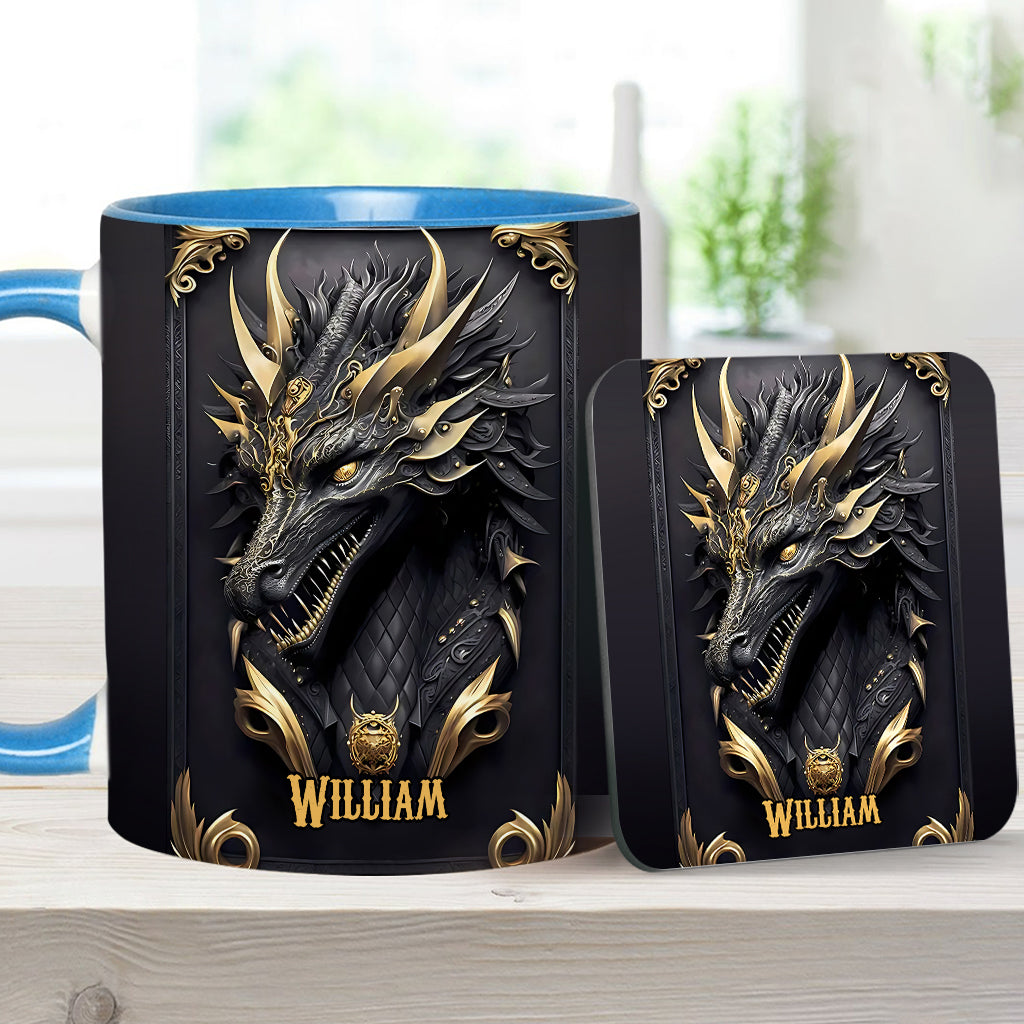 Love Dragons - Personalized Dragon Accent Mug
