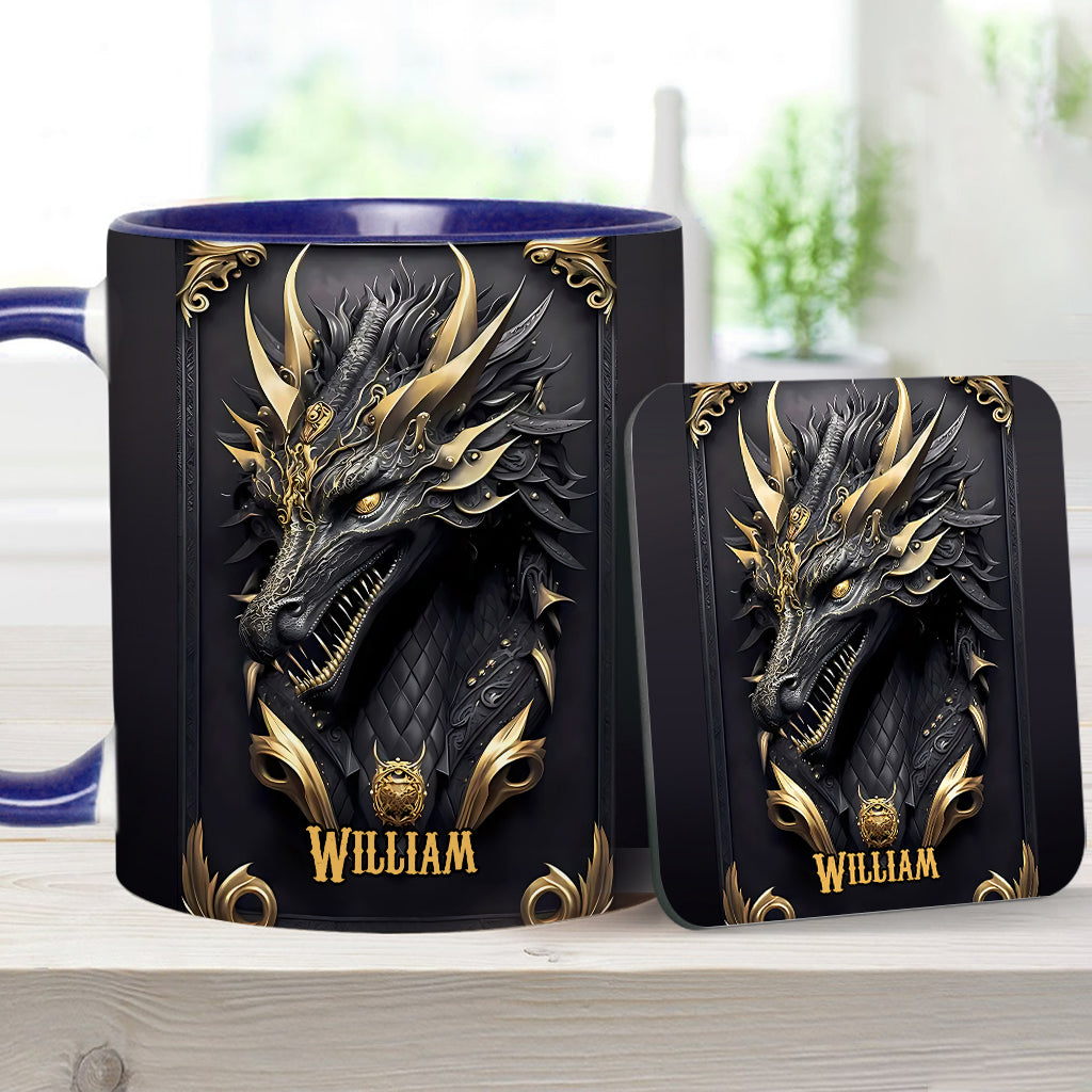 Love Dragons - Personalized Dragon Accent Mug