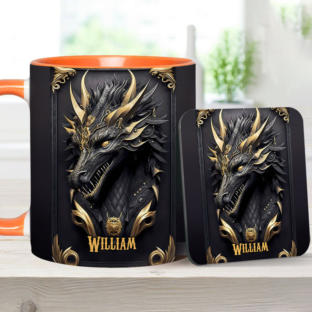Love Dragons - Personalized Dragon Accent Mug