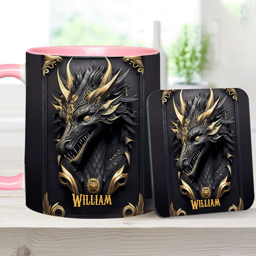 Love Dragons - Personalized Dragon Accent Mug