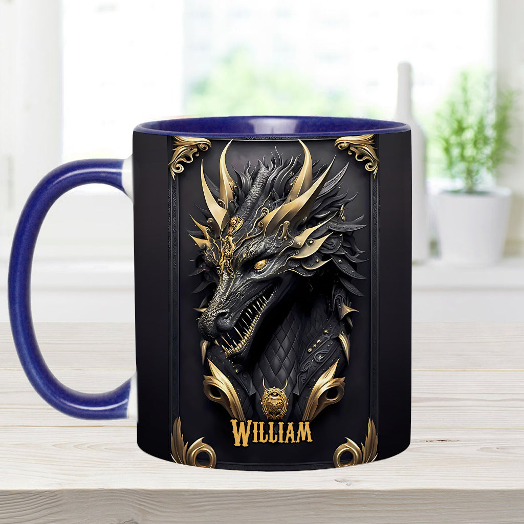 Love Dragons - Personalized Dragon Accent Mug