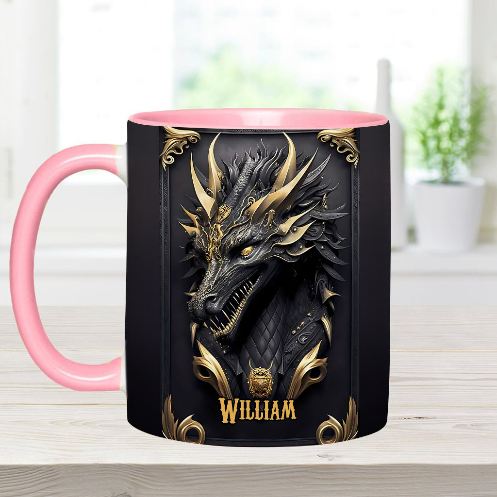 Love Dragons - Personalized Dragon Accent Mug