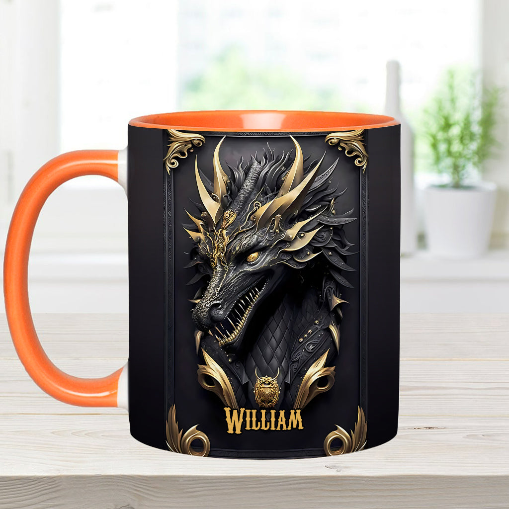 Love Dragons - Personalized Dragon Accent Mug