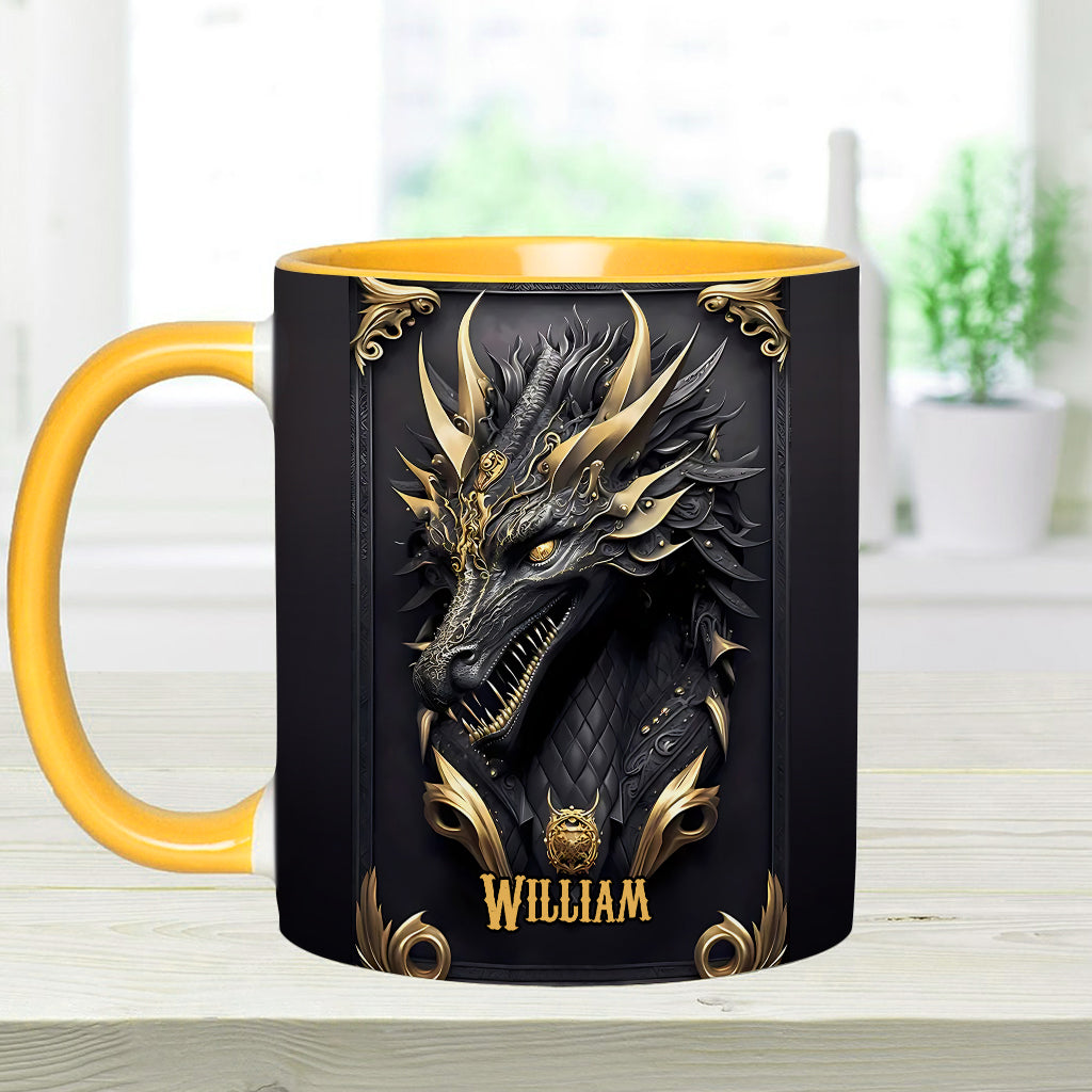 Love Dragons - Personalized Dragon Accent Mug