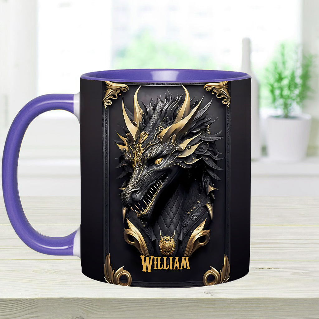 Love Dragons - Personalized Dragon Accent Mug