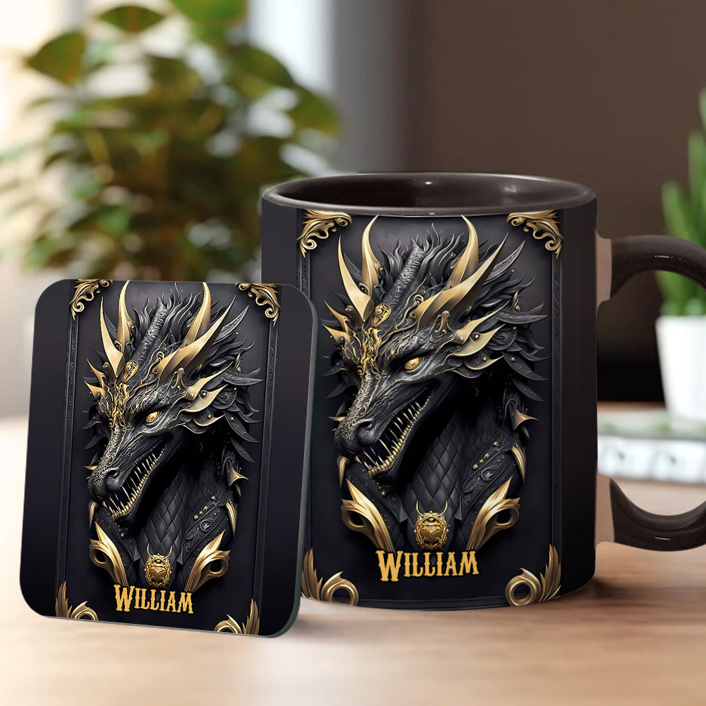 Love Dragons - Personalized Dragon Accent Mug