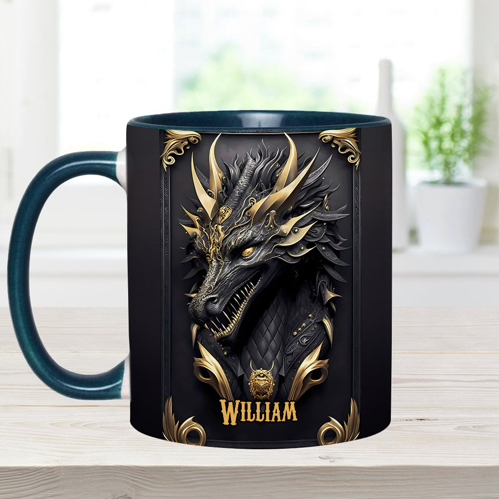 Love Dragons - Personalized Dragon Accent Mug