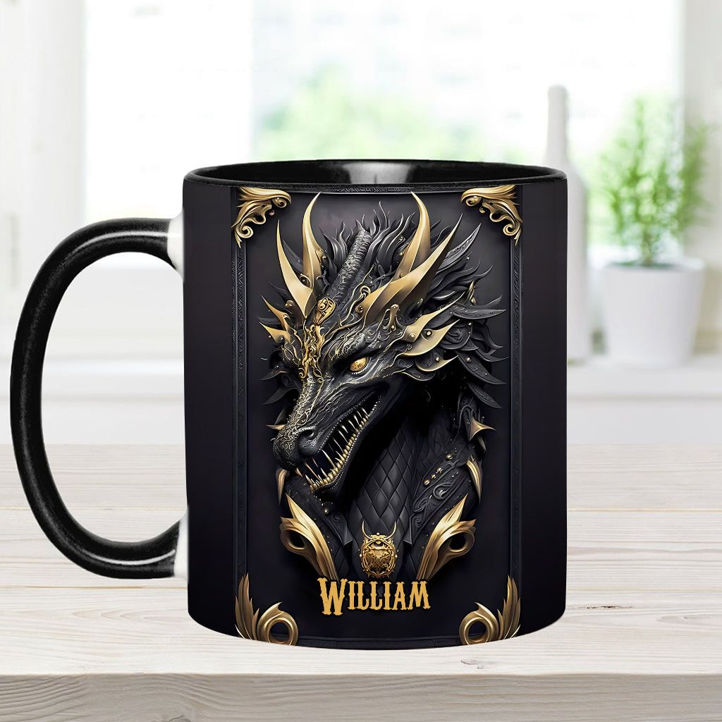 Love Dragons - Personalized Dragon Accent Mug