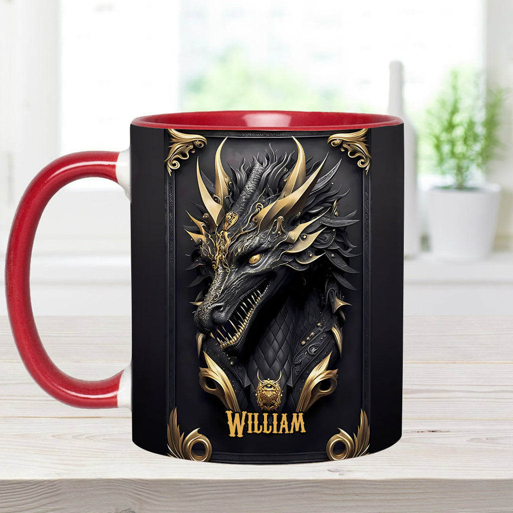 Love Dragons - Personalized Dragon Accent Mug