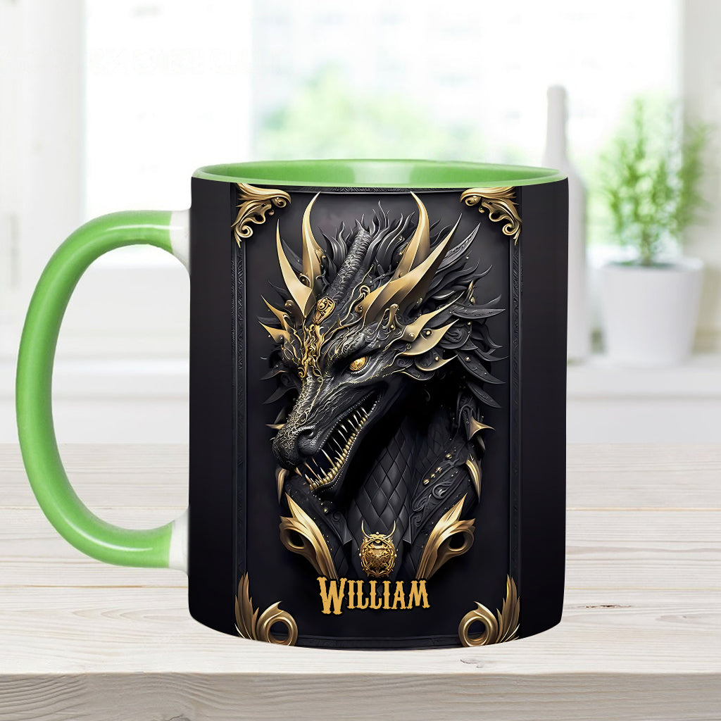 Love Dragons - Personalized Dragon Accent Mug