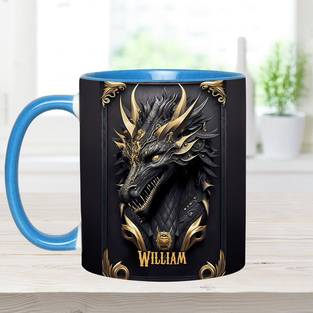 Love Dragons - Personalized Dragon Accent Mug