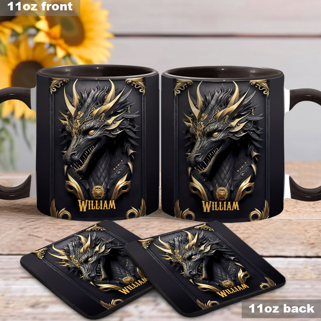 Love Dragons - Personalized Dragon Accent Mug