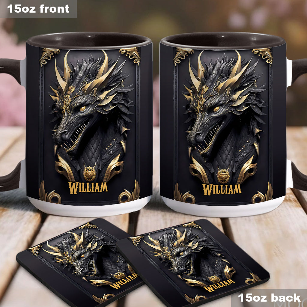 Love Dragons - Personalized Dragon Accent Mug