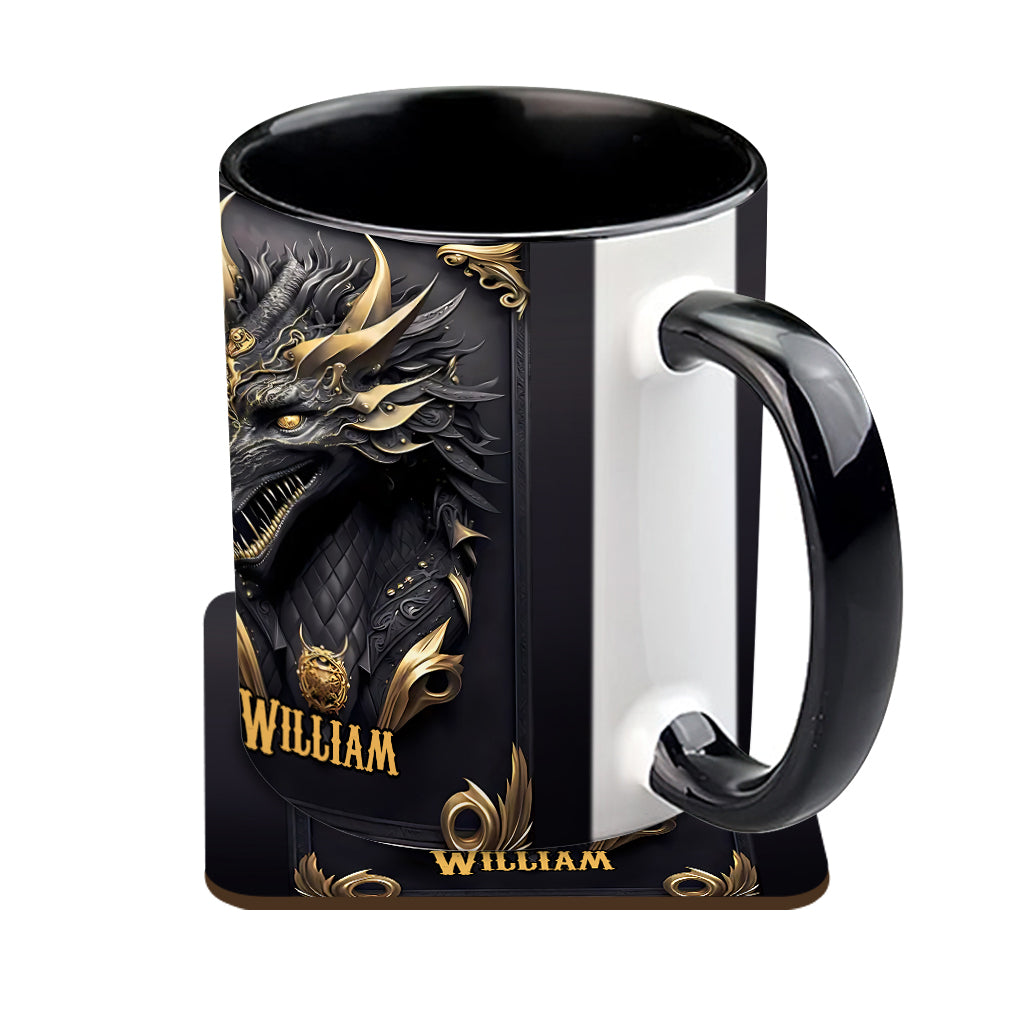 Love Dragons - Personalized Dragon Accent Mug