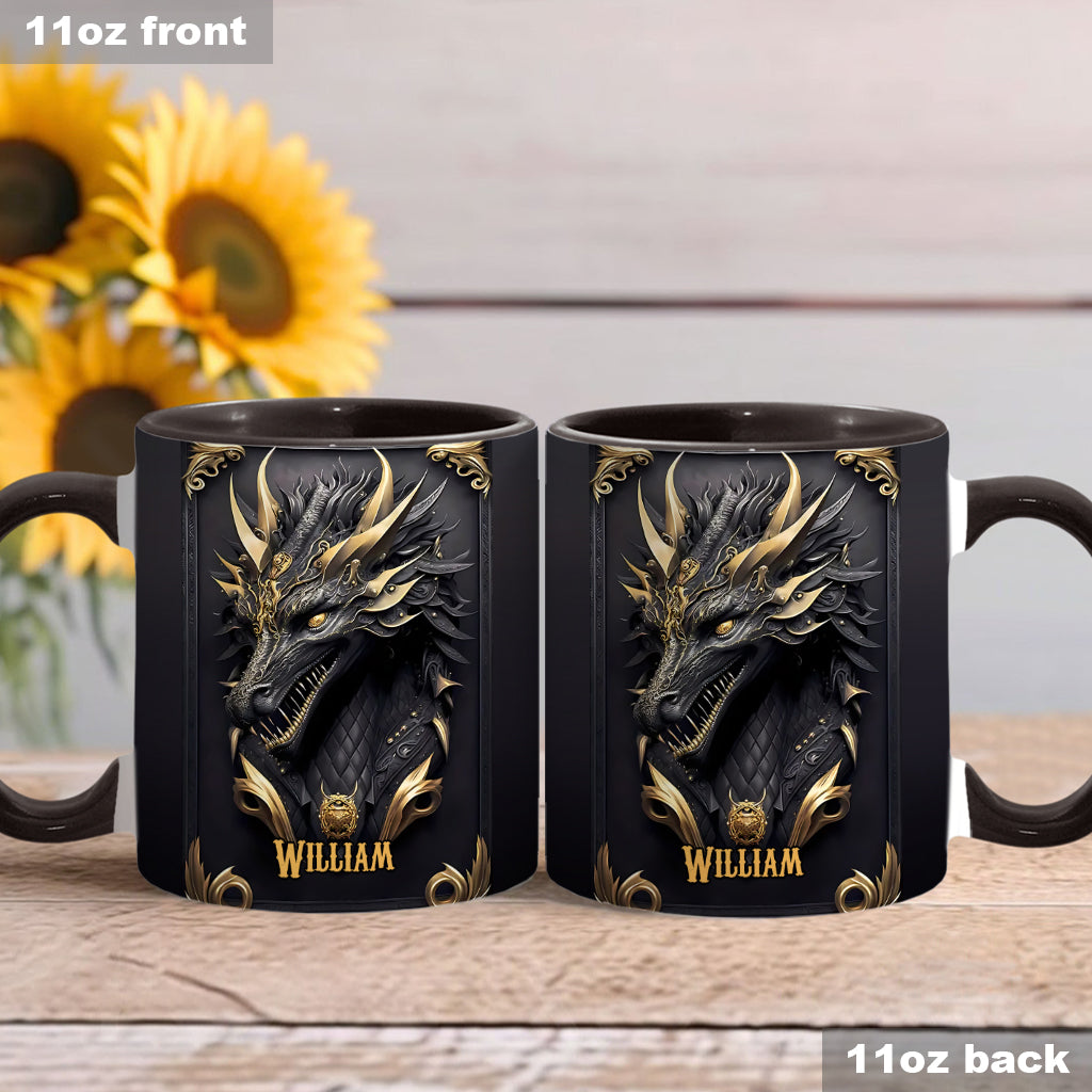 Love Dragons - Personalized Dragon Accent Mug