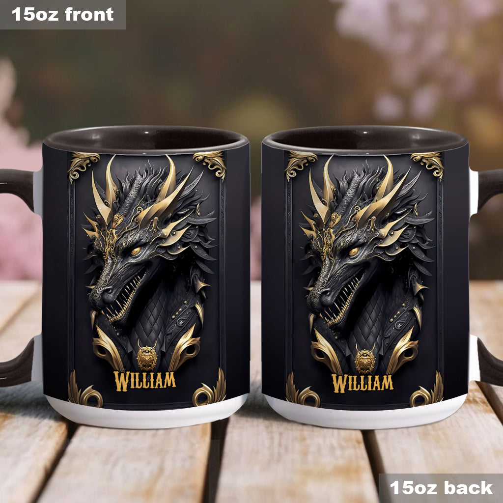 Love Dragons - Personalized Dragon Accent Mug