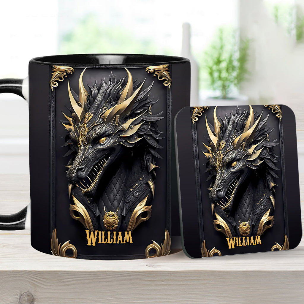 Love Dragons - Personalized Dragon Accent Mug