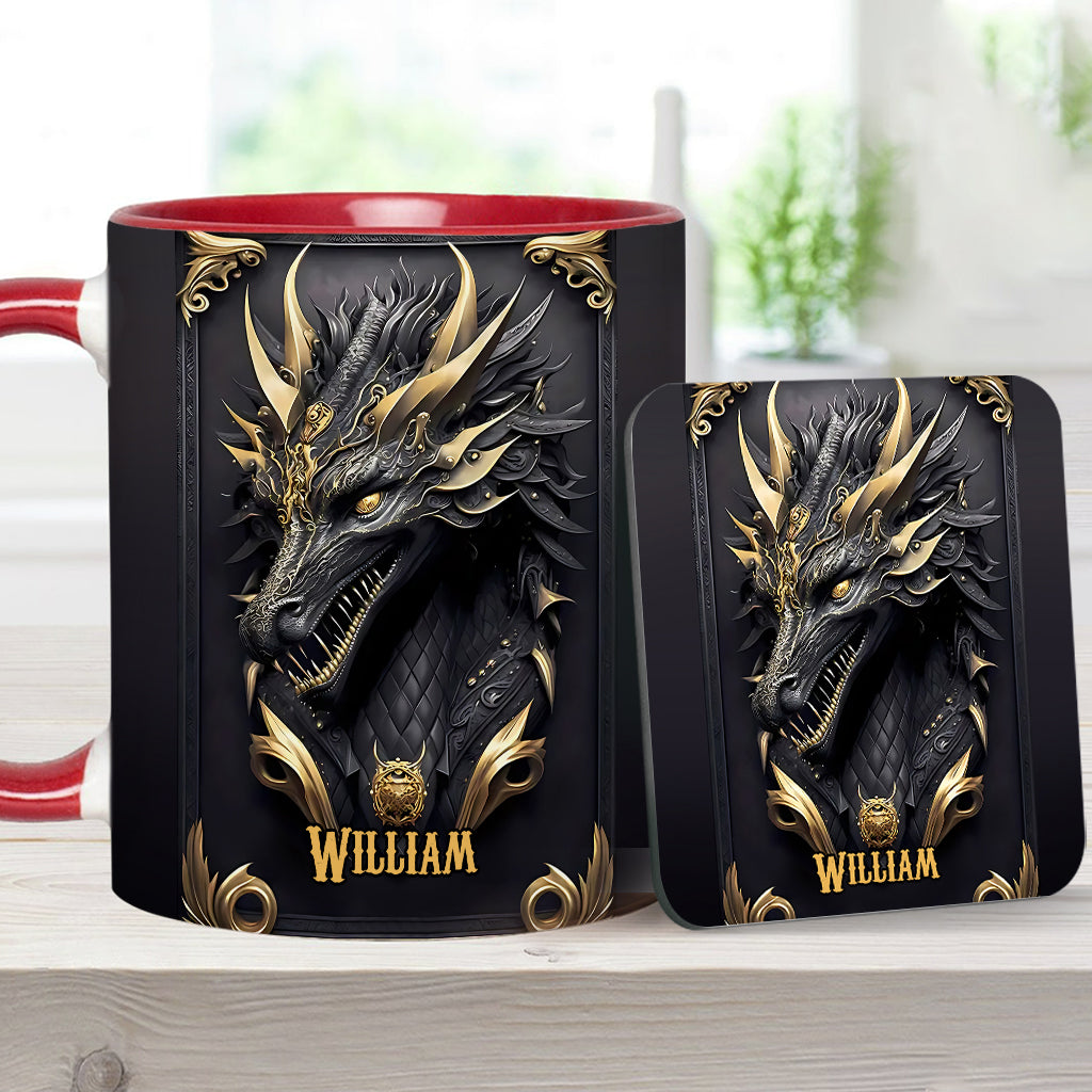 Love Dragons - Personalized Dragon Accent Mug