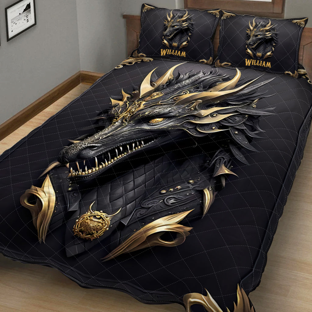 Liebe Drachen – Personalisiertes Drachen-Bettwäscheset