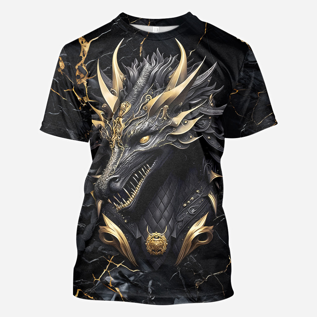 Heart Of A Dragon - Personalized Dragon All Over Shirt