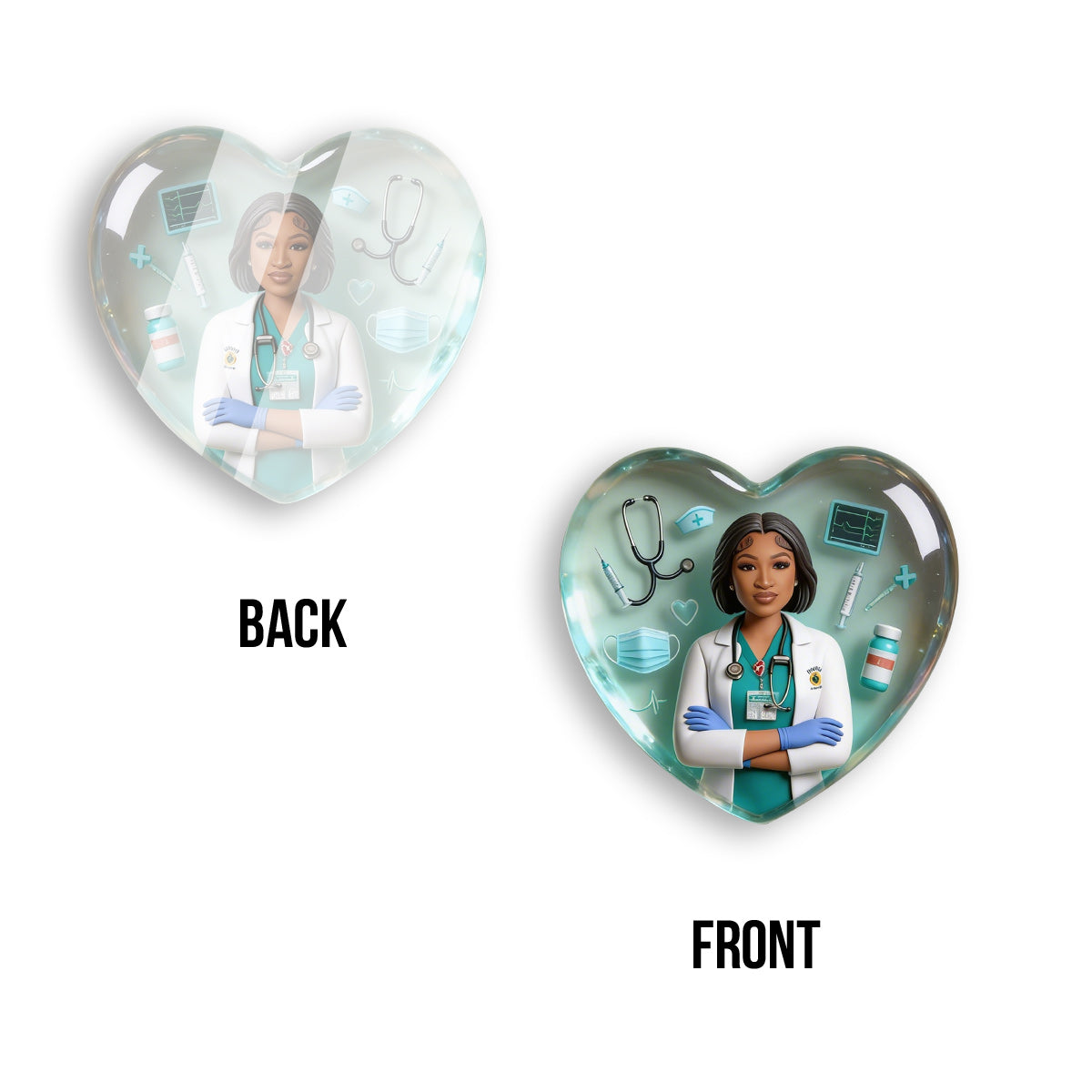 Gift For Nurses, Custom From Any Photo - Personalized Nurse Pocket Hug Card