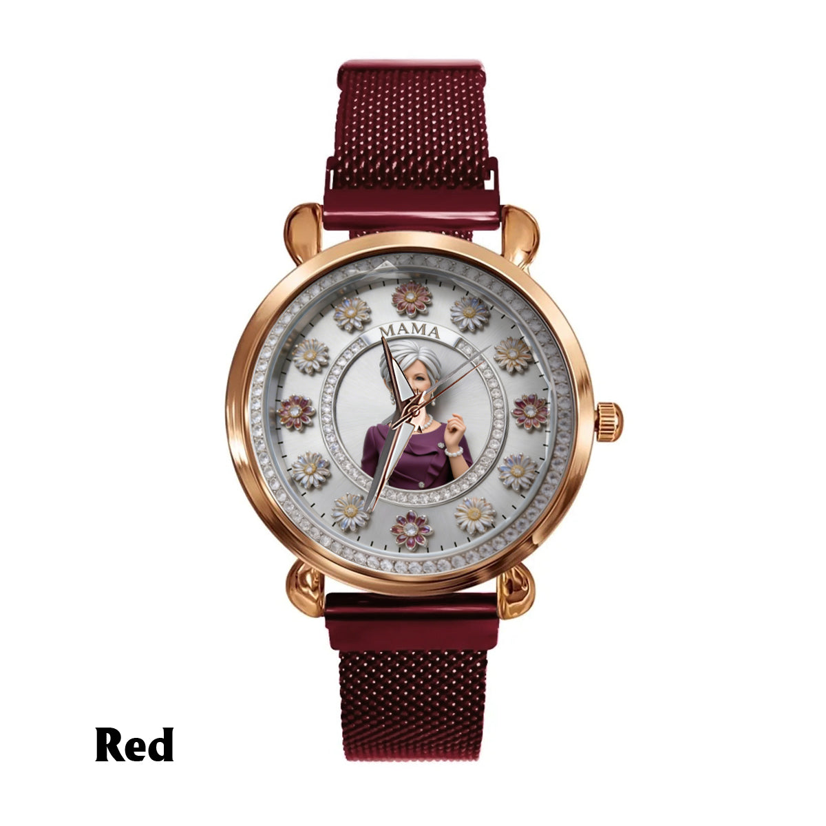 Personalisierte Foto - Individuelle Damenarmbanduhr