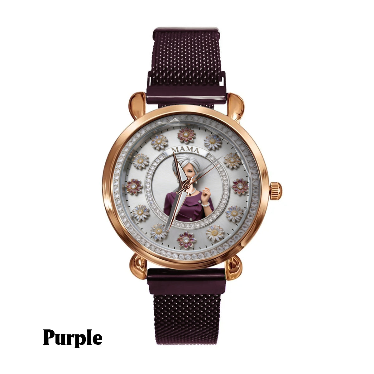 Personalisierte Foto - Individuelle Damenarmbanduhr