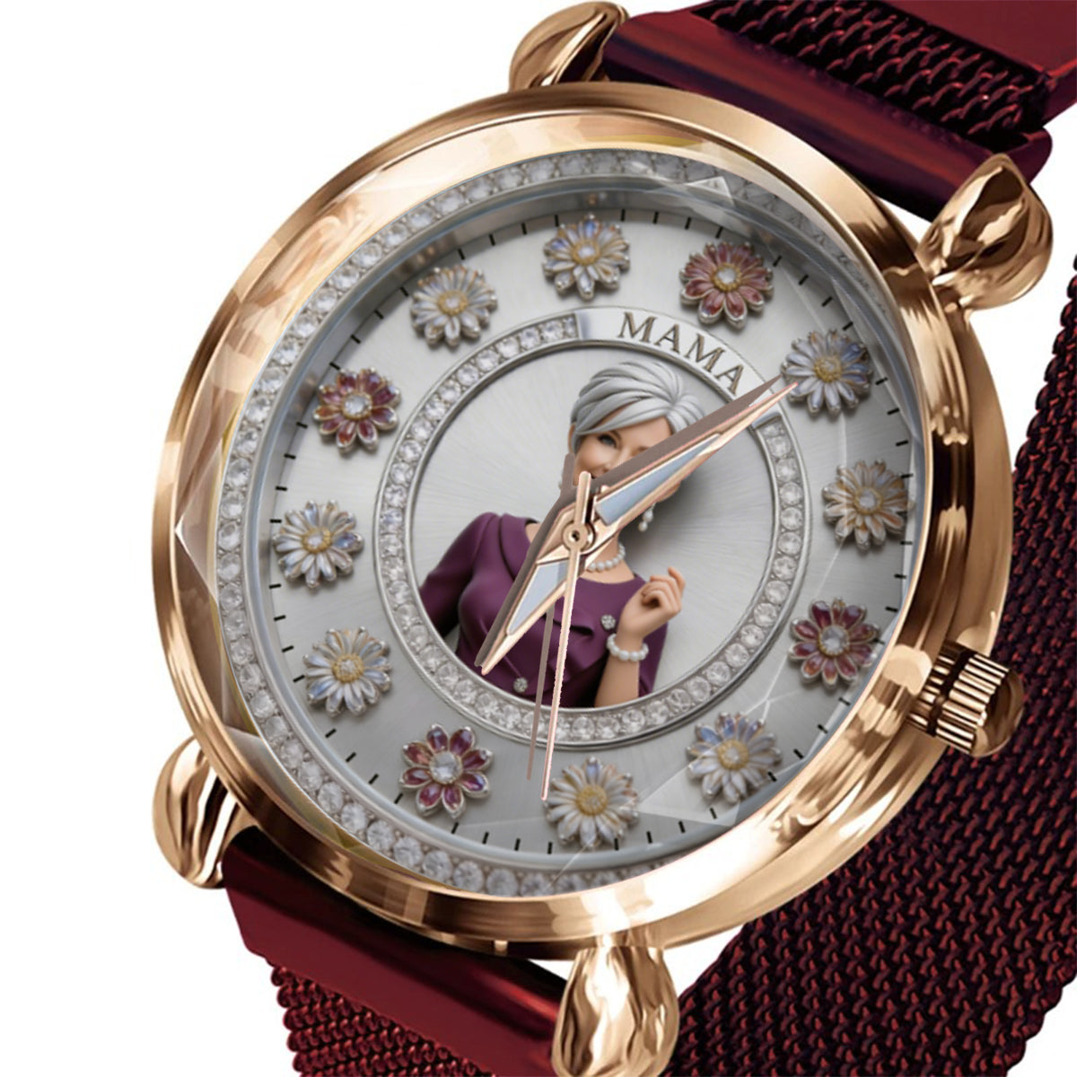 Personalisierte Foto - Individuelle Damenarmbanduhr