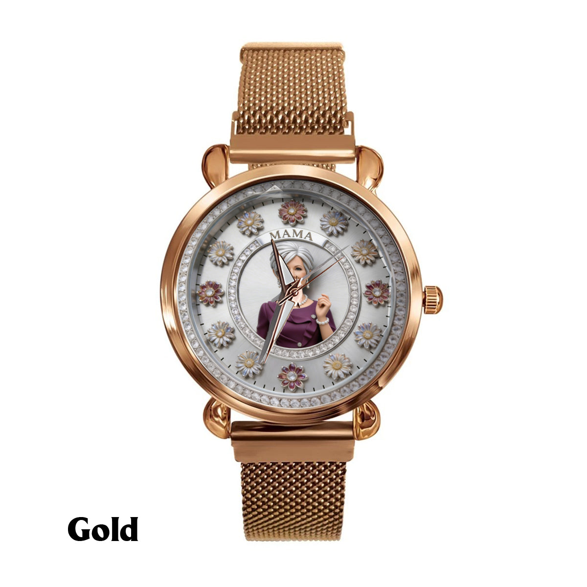 Personalisierte Foto - Individuelle Damenarmbanduhr
