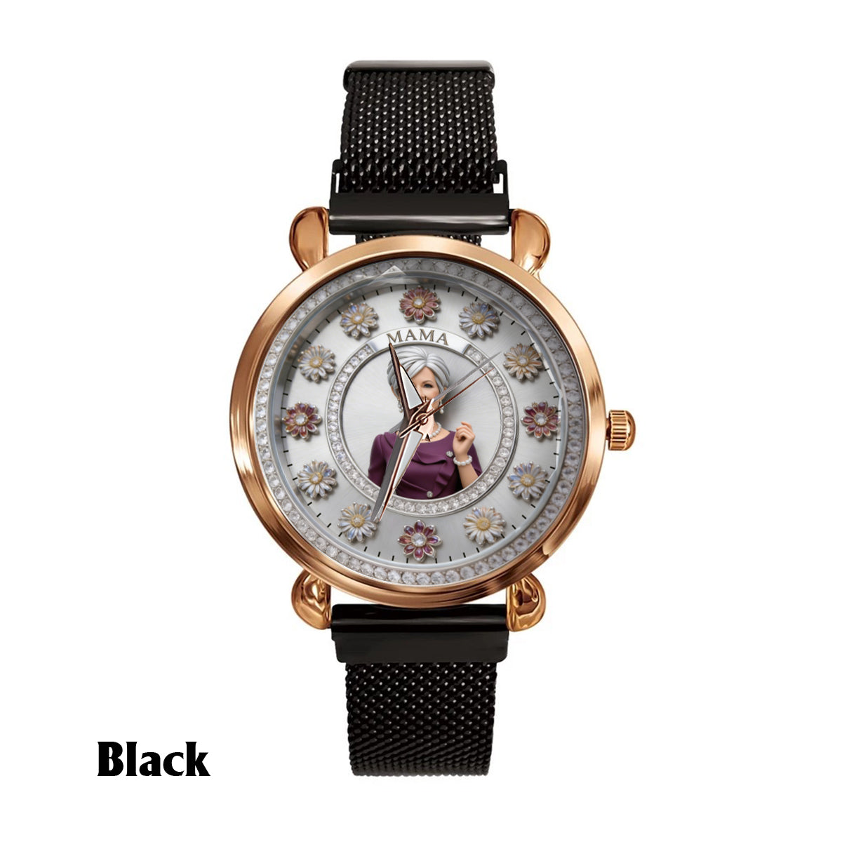 Personalisierte Foto - Individuelle Damenarmbanduhr