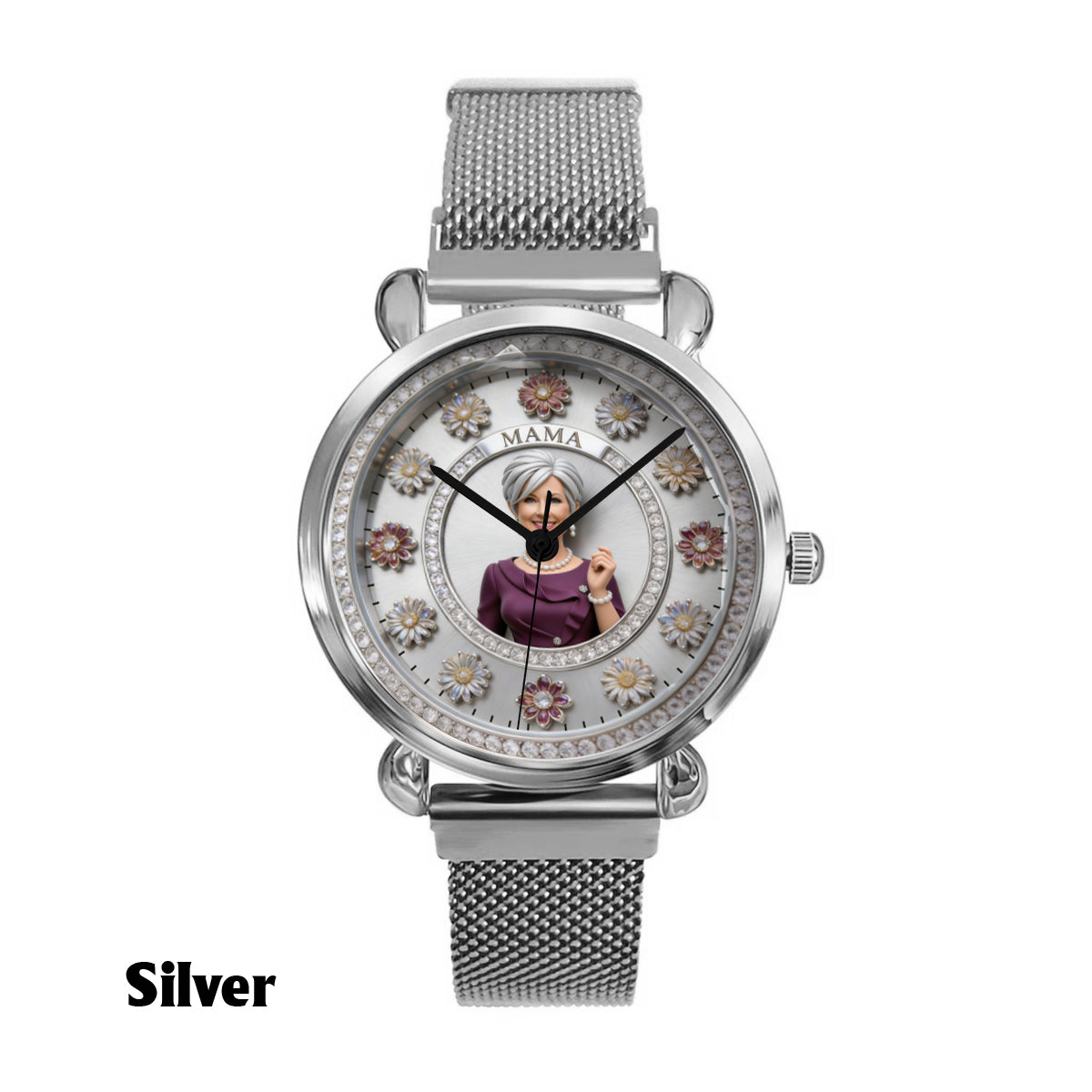 Personalisierte Foto - Individuelle Damenarmbanduhr