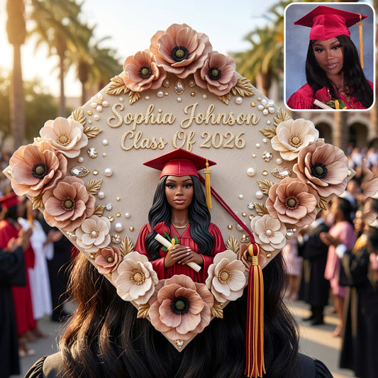 Custom Graduation Hat From Any Photo - Personalized Graduation Cap Topper