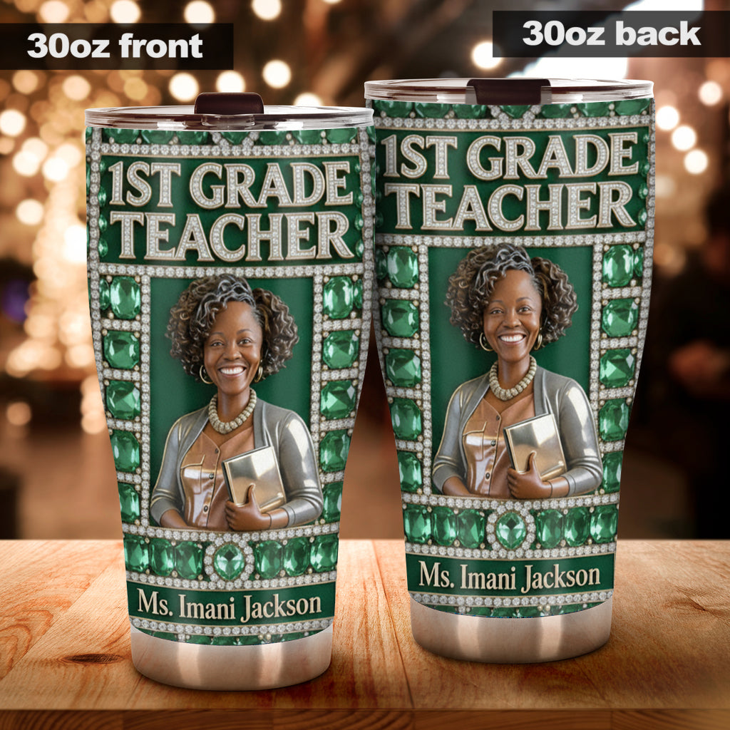 Any Title, Any Photo - Personalized Teacher Tumbler