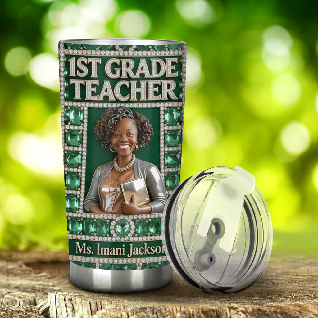 Any Title, Any Photo - Personalized Teacher Tumbler