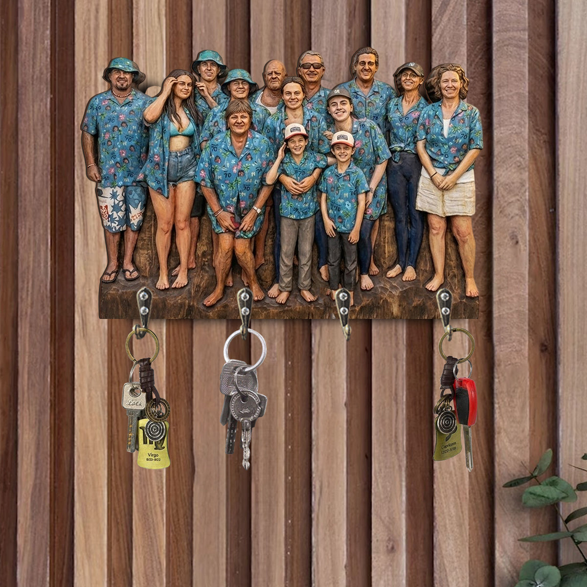 Custom From Any Photo - Personalized Family Custom Shaped Hanging Rack