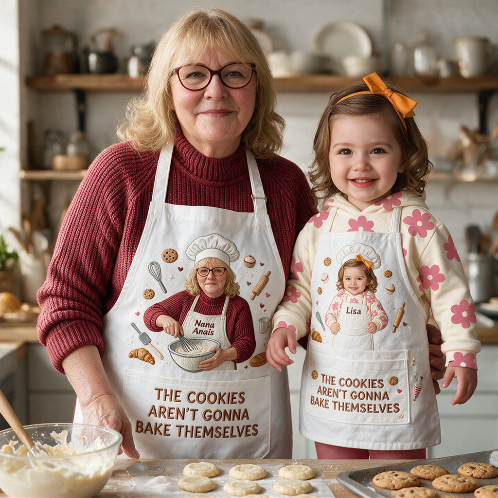 Funny Cooking Are Not Gonna Bake Themselves Apron - Personalized Baking Apron With Pockets