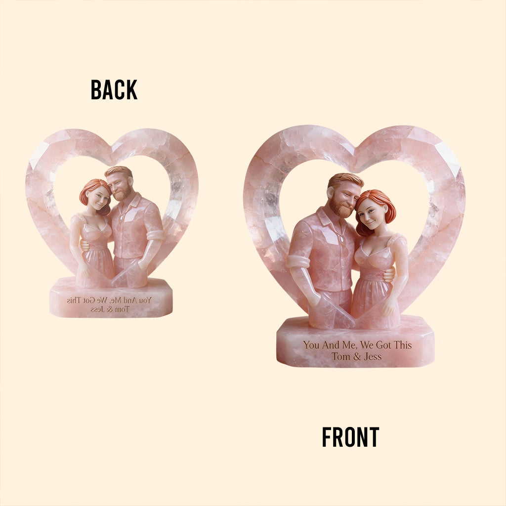 We Got This, Photo Personalized - Personalized Couple Custom Shaped Acrylic Plaque