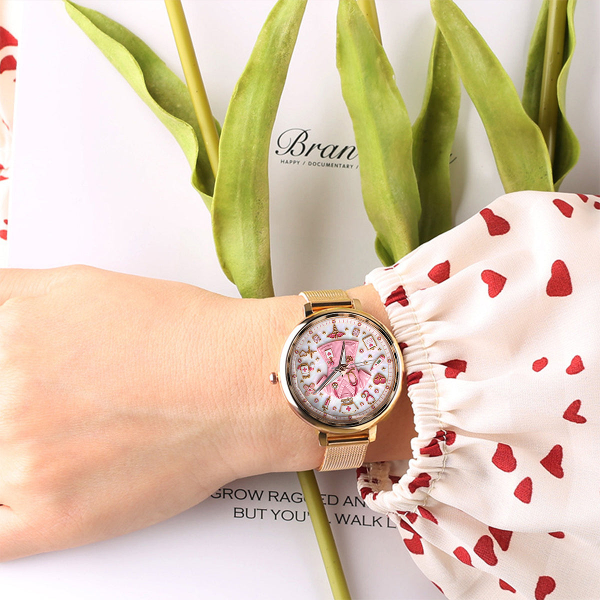 Nurse Life - Personalized Nurse Women Hand Watch