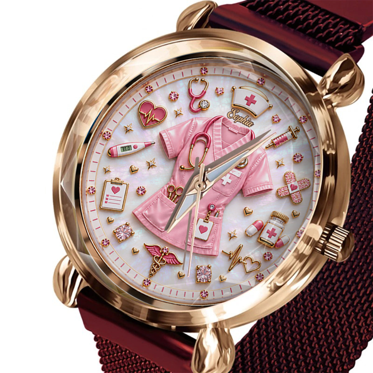 Nurse Life - Personalized Nurse Women Hand Watch