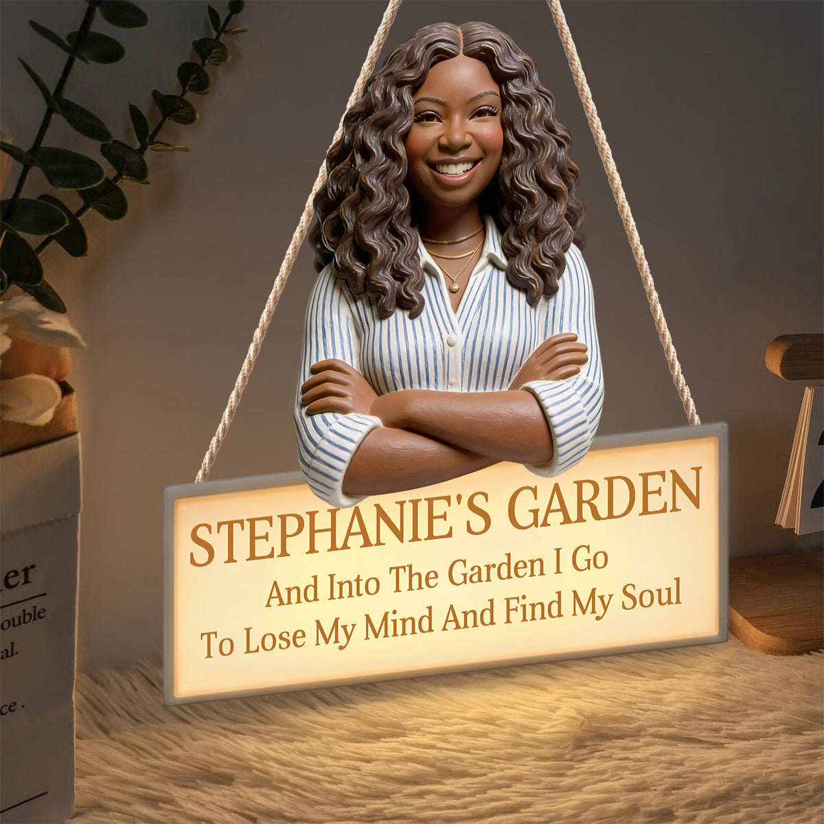 Individuell gestaltbar nach Foto – Personalisierte LED-Gartenleuchte aus Acryl